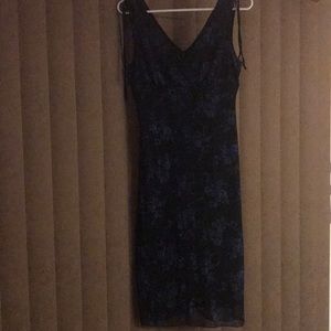 Dress little past knee